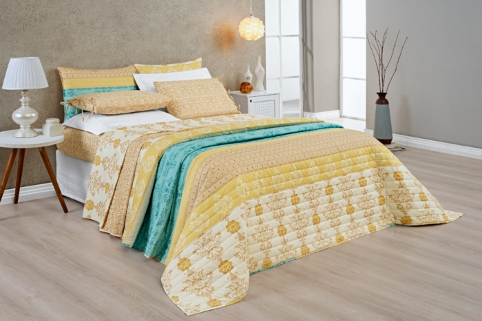 Cobre Leito Queen Floreal - Imagem 2