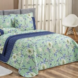 Cobre Leito Casal Verde Naturale